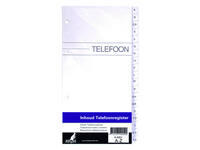Telefoonregister navulling Kangaro A-Z 200x100mm 4-rings