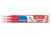 Rollerpenvulling PILOT friXion medium rood set à 3 stuks