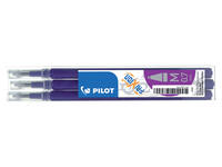 Rollerpenvulling PILOT friXion medium violet set à 3 stuks