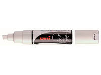 Krijtstift Uni-ball chalk schuin 8.0mm wit
