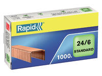 Nieten Rapid 24/6 verkoperd standaard 1000 stuks