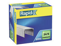 Nieten Rapid 24/6 gegalvaniseerd standaard 5000 stuks