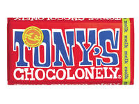 Chocolade Tony's Chocolonely melk reep 180gr