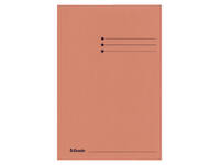 Dossiermap Esselte folio 3 kleppen manilla 275gr oranje