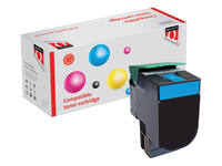 Tonercartridge Quantore alternatief tbv Lexmark C540H1CG blauw