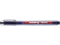 Fineliner edding 1800 0.25mm zwart