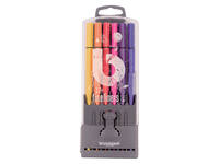 Fineliner Bruynzeel Teens assorti etui à 12 stuks