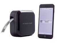 Labelprinter Brother P-touch Cube Plus TZe PT-P710BT desktop 24mm zwart