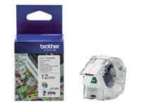 Etiket Brother CZ-1002 multifunctioneel 12mm 1 rol á 5m wit