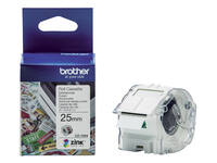 Etiket Brother CZ-1004 multifunctioneel 25mm 1 rol á 5m wit