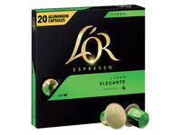 Koffiecups L'Or espresso Lungo Elegante 20 stuks
