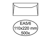 Envelop Quantore bank EA5/6 110x220mm wit 500 stuks