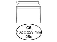 Envelop Quantore bank C5 162x229mm zelfklevend wit 25 stuks