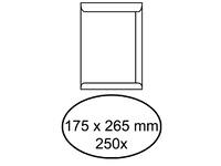 Envelop akte IEZZY 175x265mm zelfklevend 100gr wit 250 stuks