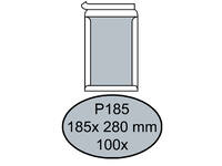 Envelop Quantore bordrug P185 185x280mm zelfklevend wit 100 stuks