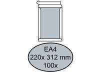Envelop Quantore bordrug EA4 220x312mm zelfklevend wit 100 stuks