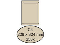 Envelop Quantore akte C4 229x324mm creme kraft 250 stuks