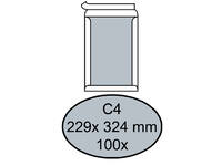 Envelop Quantore bordrug C4 229x324mm zelfklevend wit 100 stuks
