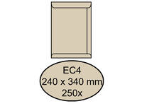 Envelop Quantore akte EC4 240x340mm cremekraft 250 stuks
