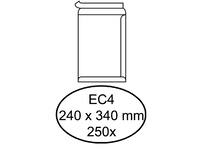 Envelop Hermes akte EC4 240x340mm zelfklevend wit doos à 250 stuks