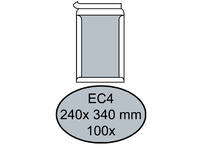 Envelop Quantore bordrug EC4 240x340mm zelfklevend wit 100 stuks