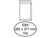 Envelop Hermes akte EB4 262x371mm zelfklevend wit pak à 10 stuks