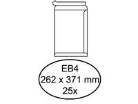 Envelop Hermes akte EB4 262x371mm zelfklevend wit pak à 25 stuks
