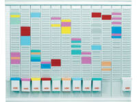 T-kaart  Nobo professionele planningsset  12 panelen met 32 sleuven