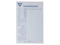 Scoreblok Yahtzee 94x145mm 250 vel