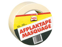 Afplaktape Pattex 50mmx50m creme
