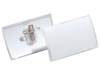 Badge Durable 8214 Click Fold met combiklem 54x90mm