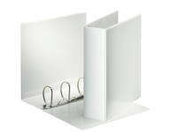 Presentatieringband Esselte panorama A4 4-rings D-mechaniek 52mm PP wit