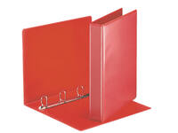 Presentatieringband Esselte Essentials panorama A4 4-rings D-mechaniek 25mm rood