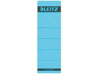 Rugetiket Leitz breed/kort 62x192mm zelfklevend blauw 10 stuks