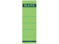 Rugetiket Leitz breed/kort 62x192mm zelfklevend groen 10 stuks