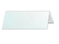 Tafelnaambord Durable 8053 105x297mm transparant