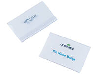 Badge Durable 8004 met speld 54x90mm