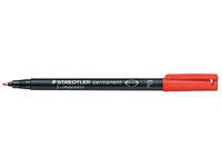 Viltstift Staedtler Lumocolor 318 permanent F rood