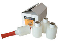 Wikkelfolie CleverPack 100mmx250m 20mu met afroller transp pak à 6 rol
