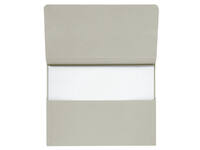 Pocketmap Secolor folio 100% gerecycled karton 250gr grijs