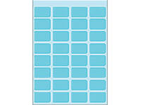 Etiket HERMA 3643 12x19mm blauw 160 stuks
