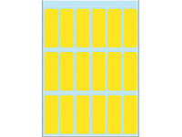 Etiket HERMA 3651 12x34mm geel 90 stuks