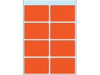 Etiket HERMA 3692 26x40mm rood 40 stuks