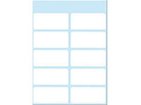 Etiket HERMA 3738 19x40mm wit 70 stuks