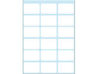 Etiket HERMA 3746 17x26mm wit 126 stuks