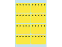 Etiket HERMA 3771 26x40mm diepvries geel 48 stuks
