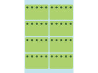 Etiket HERMA 3775 26x40mm diepvries groen 48 stuks