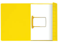 Clipmap Secolor A4 100% gerecycled karton 250gr geel verpakt per 10 stuks