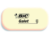 Gum Bic Galet pvc vrij zacht potlood wit