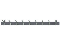 Kapstok wand VepaBins met 9 dubbele haken